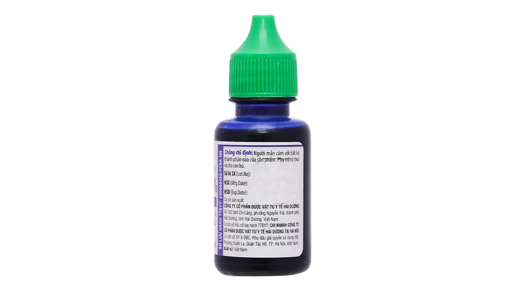 Dung dịch sát khuẩn Xanh Methylen 1% chai 20ml - 2