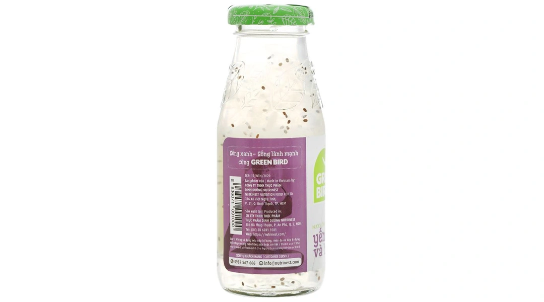 Nước yến sào hạt chia Green Bird chai 185ml - 10
