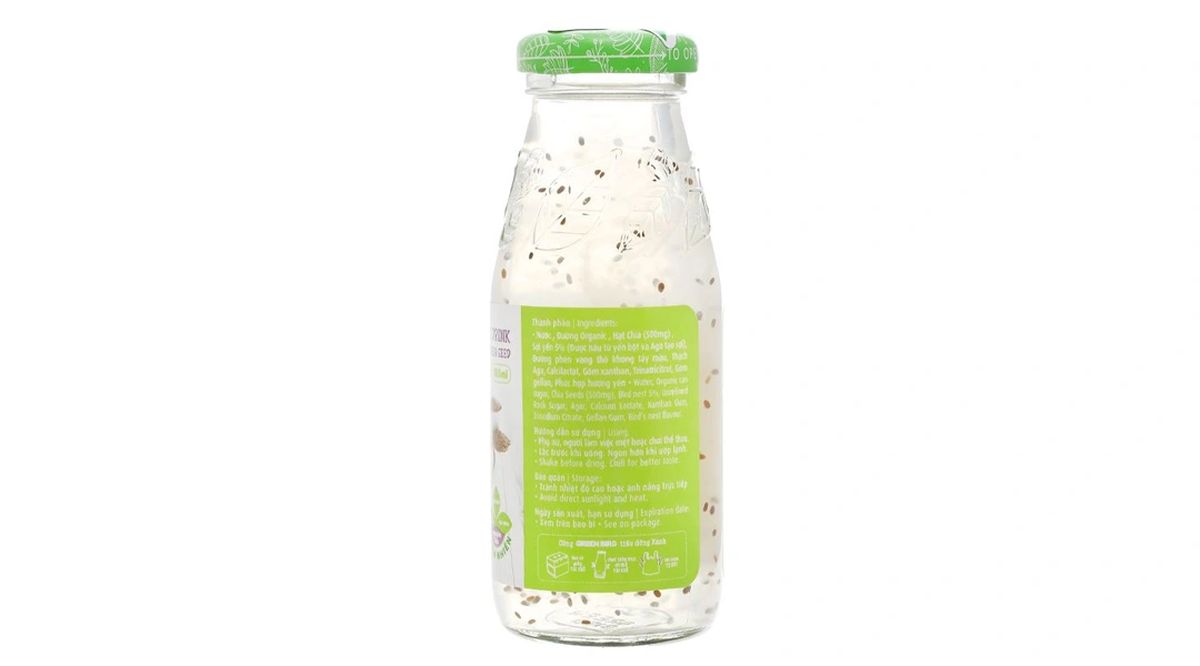 Nước yến sào hạt chia Green Bird chai 185ml - 29