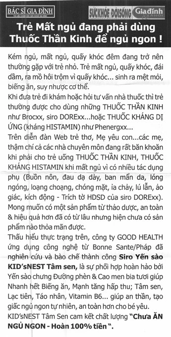 Kids Nest Yến Sào chai 120ml - 5