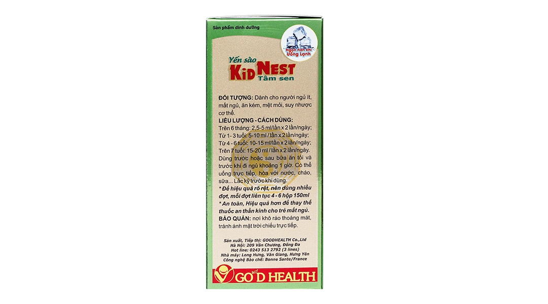 Kids Nest Yến Sào Tâm Sen chai 120ml - 3