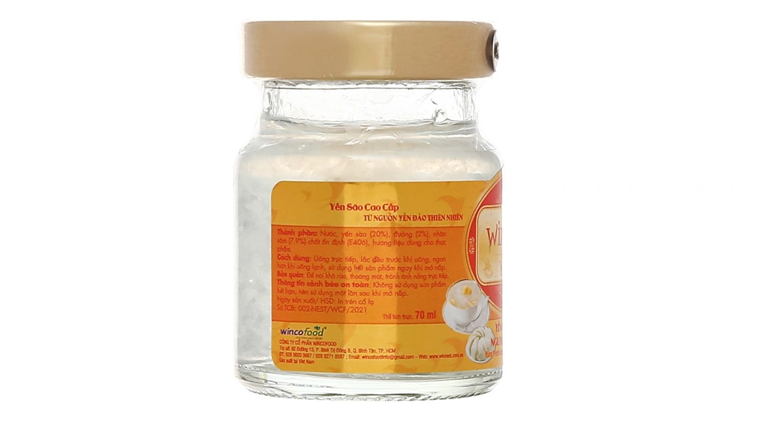 Yến Sào Win'snest Nhân Sâm Nguyên Chất Ít Đường Hộp 420Ml (6 Lọ x 70Ml) - 7