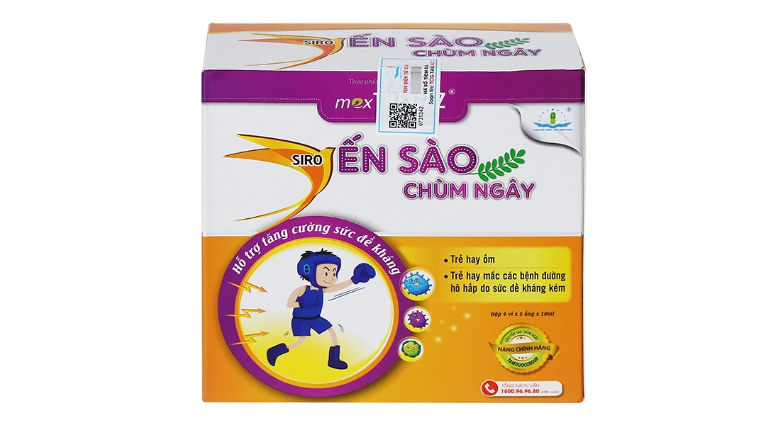 Siro Mexthemaz Yến Sào Chùm Ngây hỗ trợ tăng đề kháng hộp 20 ống x 10ml - 1