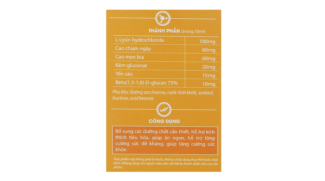 Siro Mexthemaz Yến Sào Chùm Ngây hỗ trợ tăng đề kháng hộp 20 ống x 10ml - 4