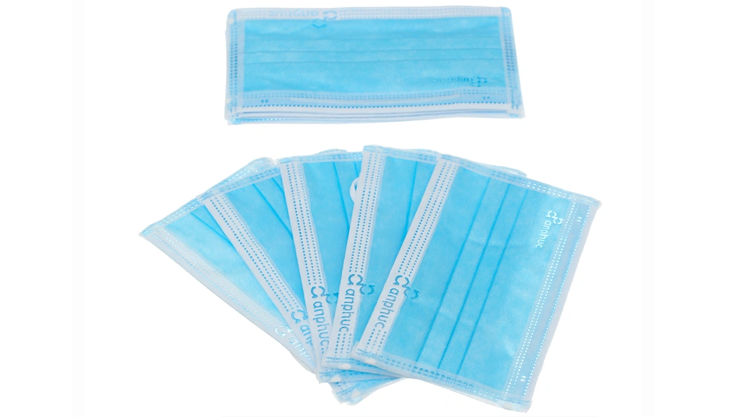 Khẩu trang y tế An Phúc 4 lớp màu xanh hộp 50 cái - 4