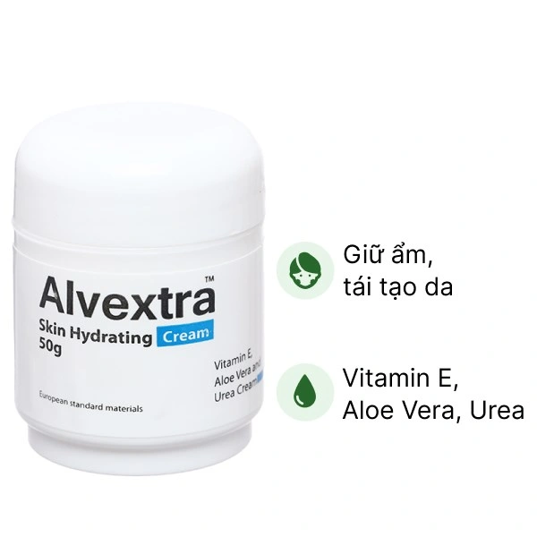 Kem Alvextra Skin Hydrating giúp giữ ẩm và tái tạo da