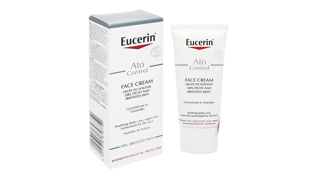 Kem dưỡng da mặt Eucerin Ato Control cấp ẩm tuýp 50ml - 