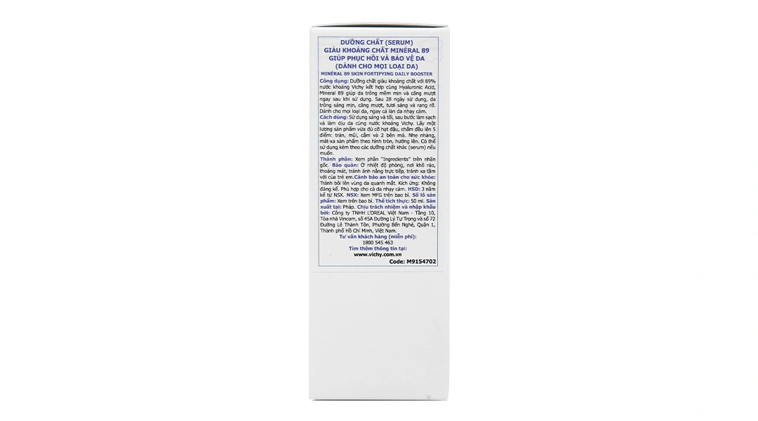 Serum Vichy Mineral 89 giúp da da mềm mịn, căng mướt chai 50ml - 1