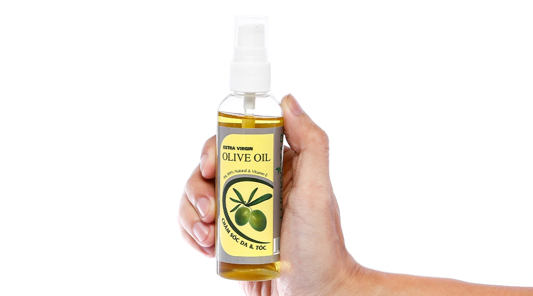 Tinh dầu olive Lucky Star dưỡng da, dưỡng tóc chắc khỏe chai 100ml - 