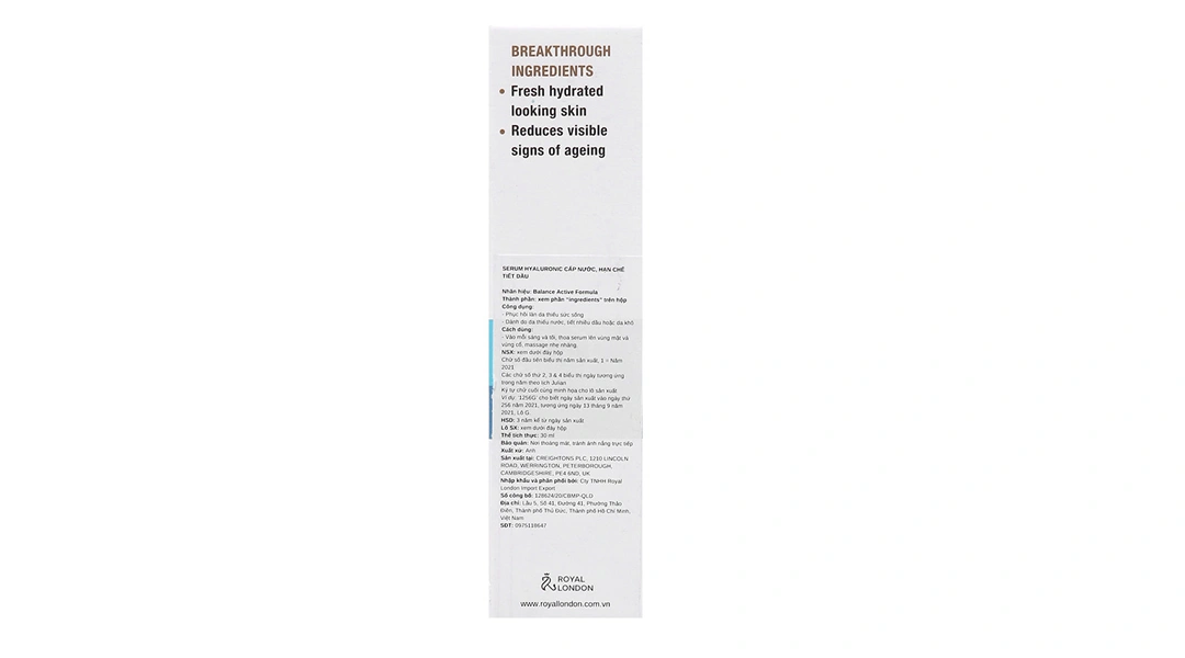 Serum Balance Hyaluronic cấp nước, hạn chế tiết dầu lọ 30ml - 3