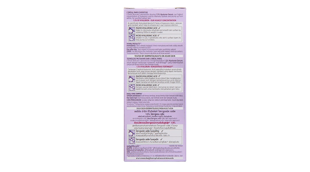 Serum L'Oréal Paris Revitalift Hyaluronic Acid 1.5% cấp ẩm và làm sáng da chai 30ml - 2