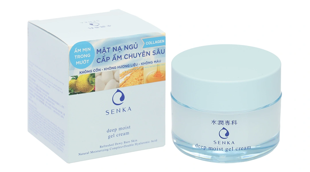 Kem dưỡng Senka cấp ẩm chuyên sâu cho làn da ẩm mịn hũ 50g - 