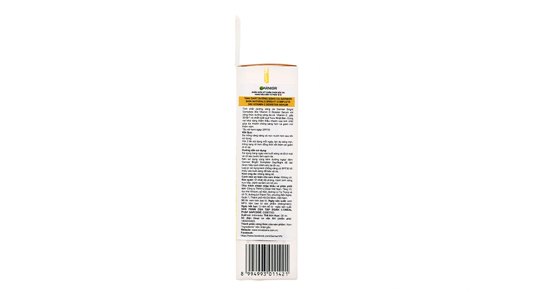 Serum Garnier Light Complete Vitamin C tăng cường trắng da, mờ thâm lọ 30ml - 3