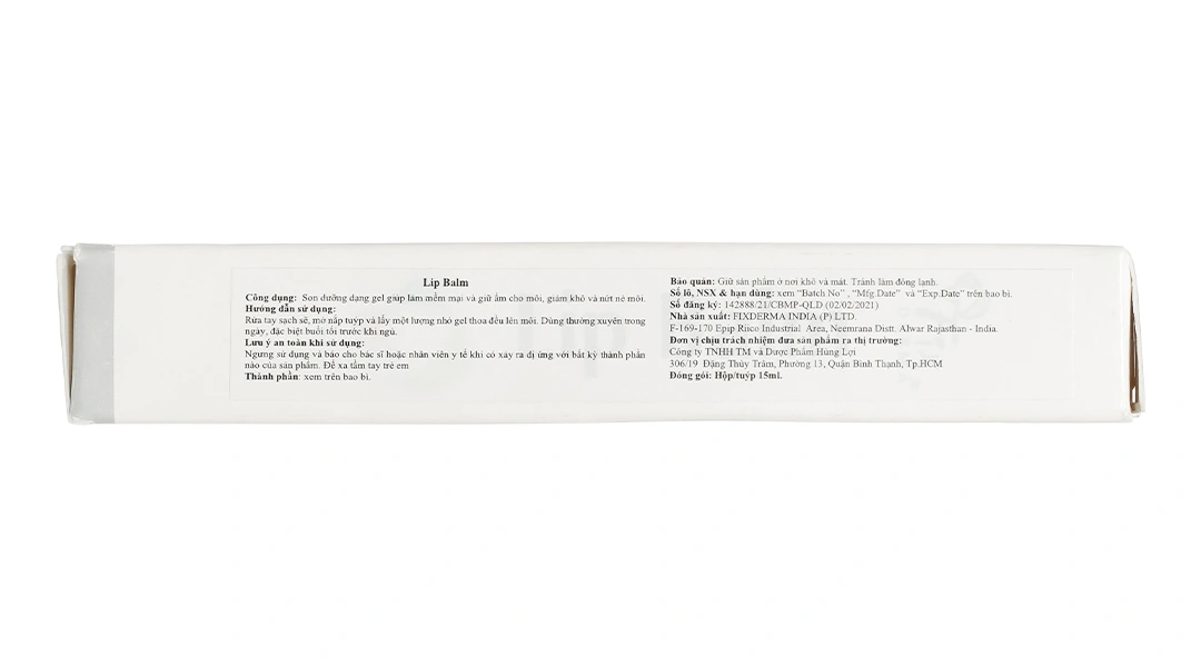 Son dưỡng môi Fixderma Lip Balm làm mềm mại và giữ ẩm, giảm khô và nứt nẻ môi tuýp 15ml - 2