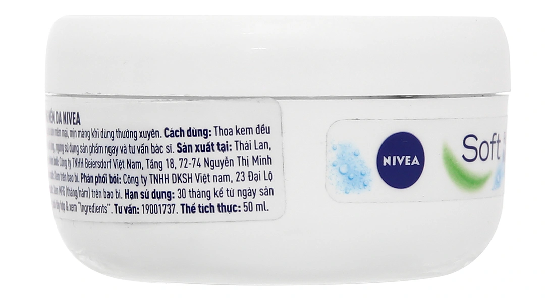 Kem dưỡng ẩm Nivea Soft làm mềm da hũ 50ml - 2