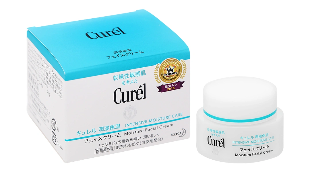 Kem Curél cấp ẩm chuyên sâu cho da khô & nhạy cảm hũ 40g - 1