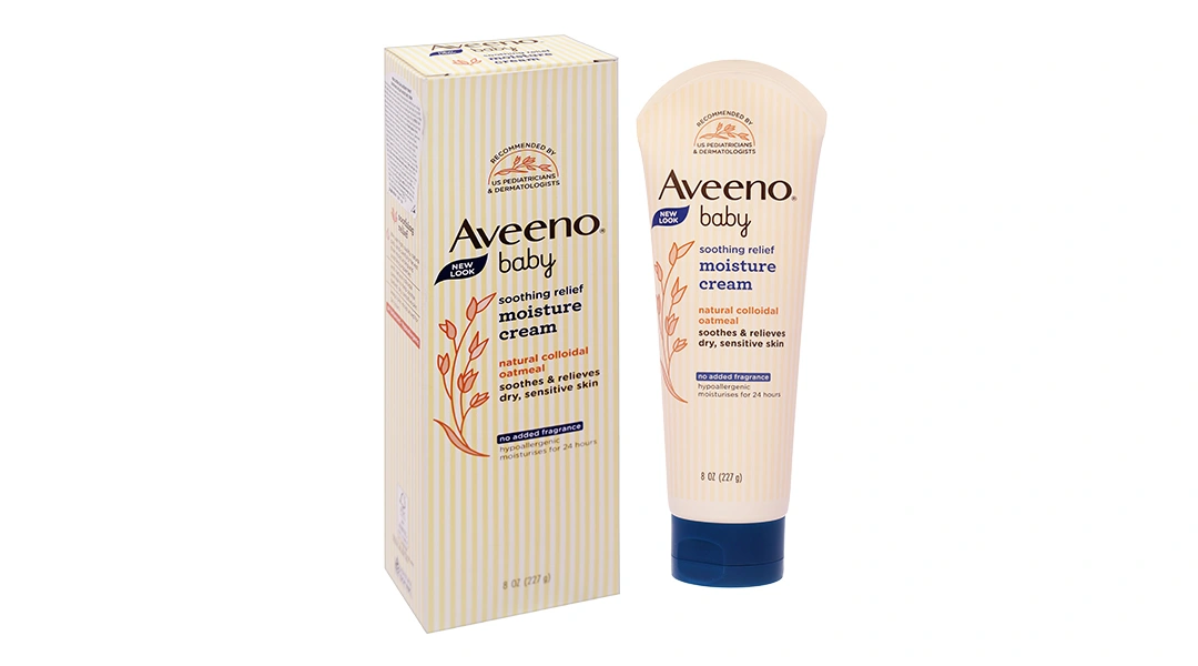 Kem dưỡng ẩm Aveeno Baby dịu nhẹ cho bé da khô và nhạy cảm tuýp 227g - 