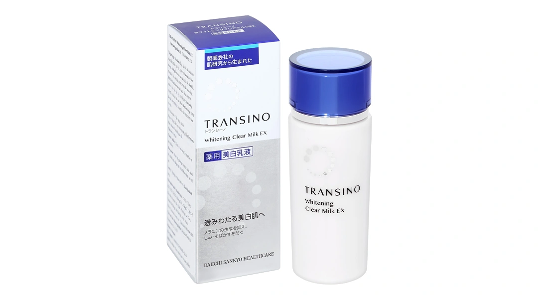 Sữa dưỡng trắng da Transino Whitening Clear Milk EX ngừa nám và tàn nhang chai 100ml - 
