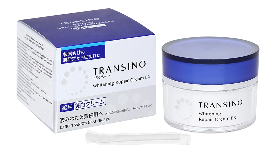 Kem Transino Whitening Repair Cream EX dưỡng ẩm, phục hồi, dưỡng trắng da hũ 35g - 