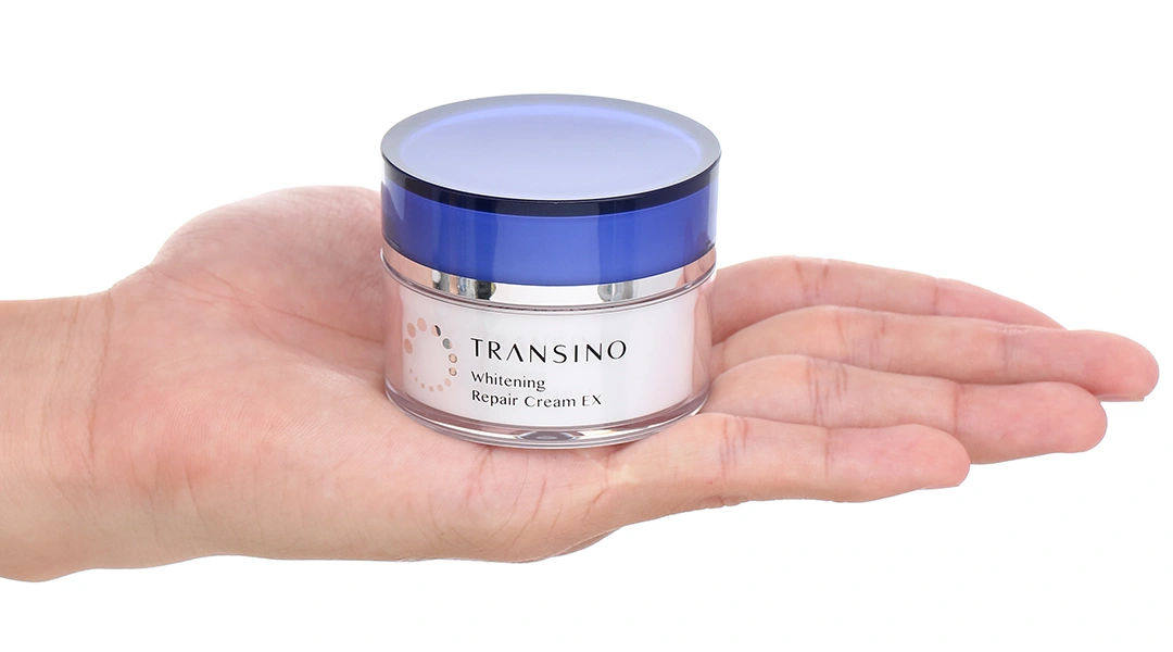 Kem Transino Whitening Repair Cream EX dưỡng ẩm, phục hồi, dưỡng trắng da hũ 35g - 1