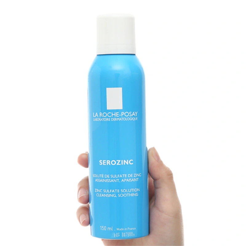 Nước xịt khoáng La Roche-Posay SerozinC giảm nhờn cho da dầu mụn chai 150ml - 9