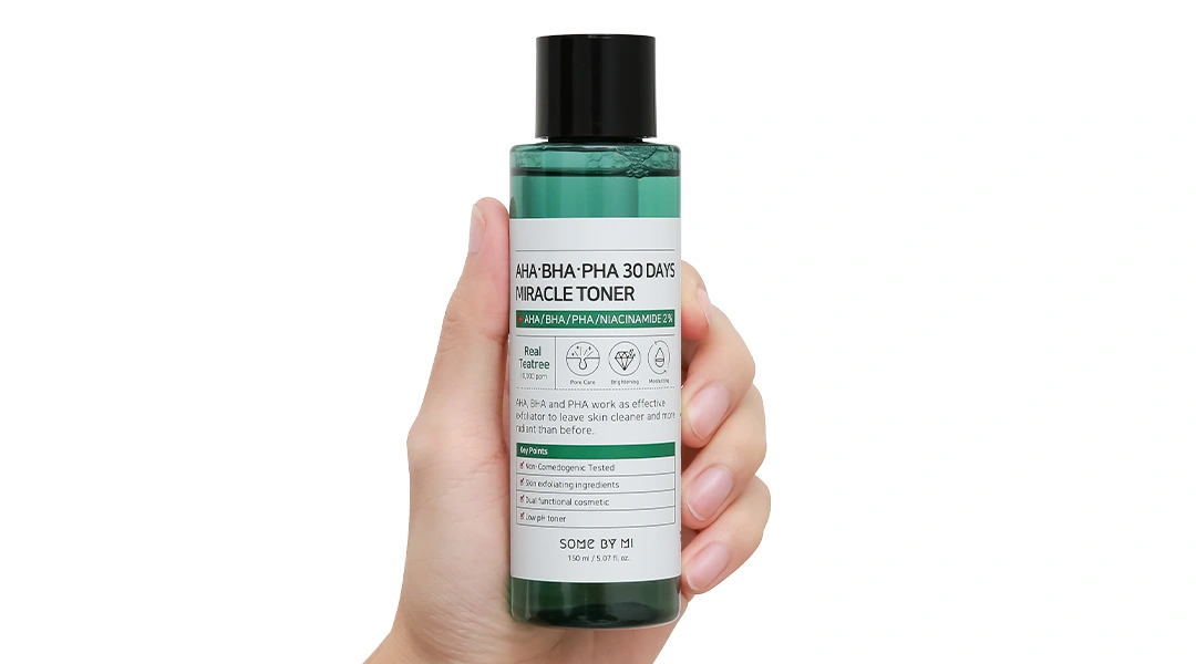 Nước hoa hồng Some By Mi AHA-BHA-PHA 30 Days Miracle Toner ngăn ngừa mụn chai 150ml - 8