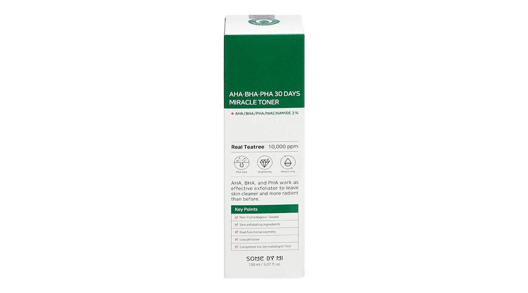 Nước hoa hồng Some By Mi AHA-BHA-PHA 30 Days Miracle Toner ngăn ngừa mụn chai 150ml - 1