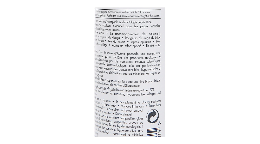 Xịt khoáng Avène cấp nước, làm dịu da, giảm kích ứng chai 50ml - 6