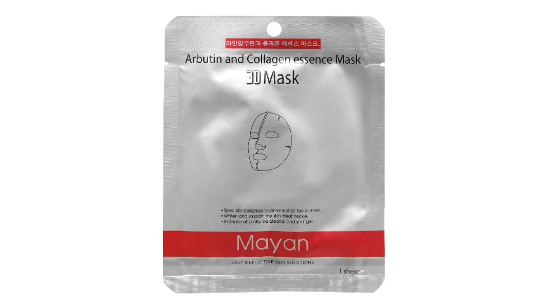 Mặt nạ 3D Mayan collagen arbutin giảm nám, tàn nhang miếng 25ml - 