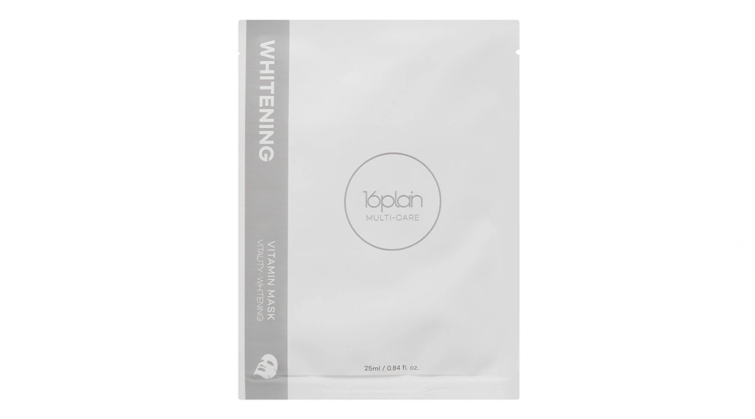 Mặt nạ 16plain Multi-Care Whitening Vitamin Mask dưỡng trắng da miếng 25ml - 