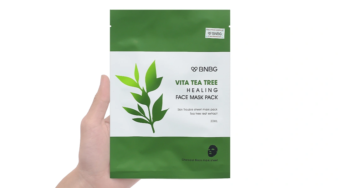 Mặt nạ BNBG Vita Tea Tree Tràm Trà kiểm soát dầu và mụn miếng 30ml - 5