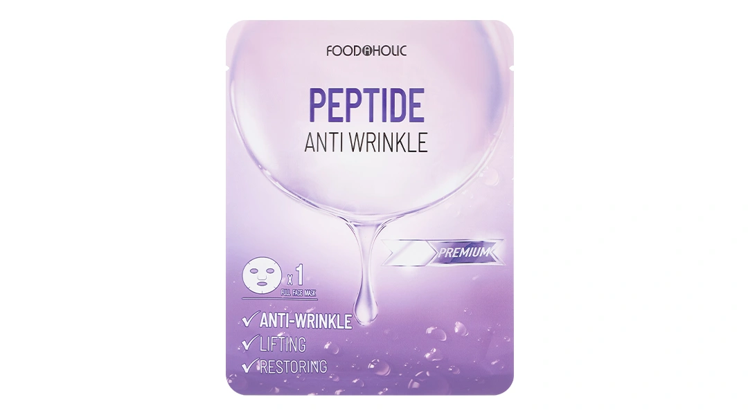 Mặt nạ Foodaholic Peptide Anti Wrinkle trẻ hóa, lấp đầy nếp nhăn miếng 23ml - 