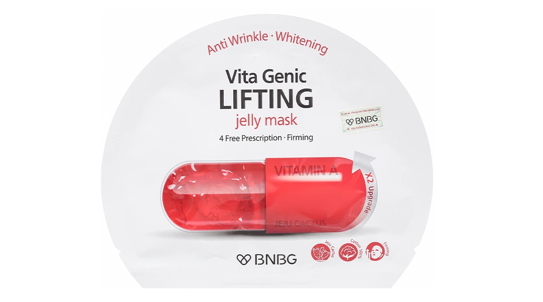 Mặt nạ BNBG Vita Genic Whitening Jelly Mask giúp dưỡng trắng, làm sáng da miếng 30ml - 12