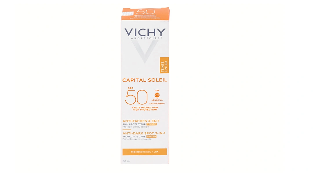 Kem chống nắng Vichy Capital Soleil Anti-Dark Spot 3-in-1 (có màu) SPF 50+ giảm thâm nám tuýp 50ml - 2
