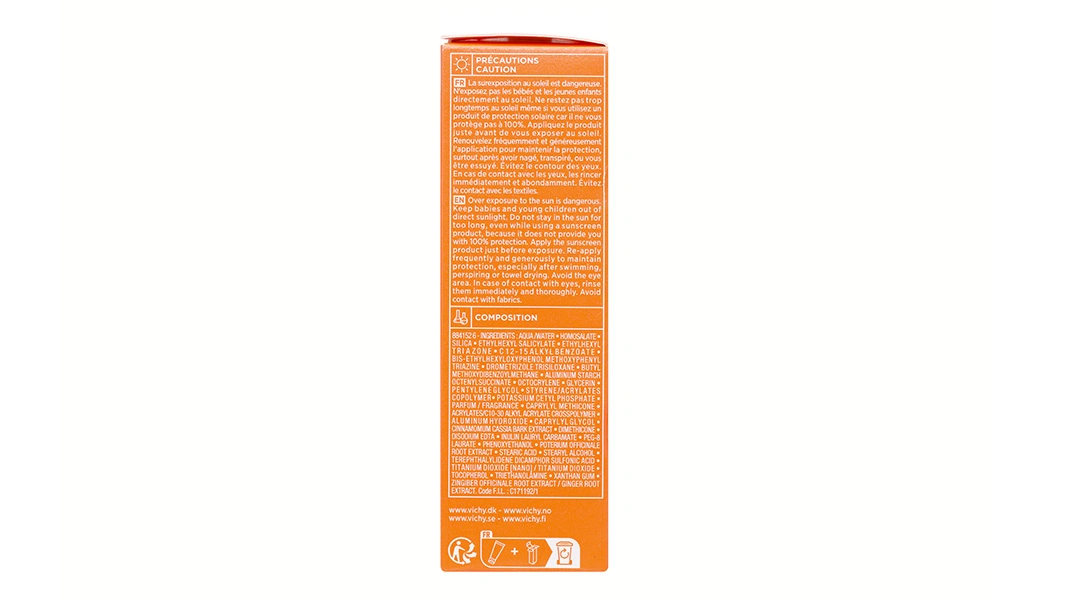 Kem chống nắng Vichy Capital Soleil Dry Touch Protective Face Fluid SPF 50 không gây nhờn rít tuýp 50ml - 3