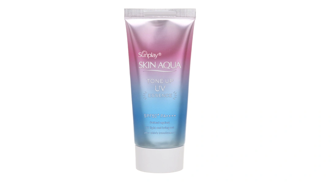 Tinh chất chống nắng Sunplay Skin Aqua Tone Up Essence Lavender SPF 50+/PA++++ tuýp 50g - 2