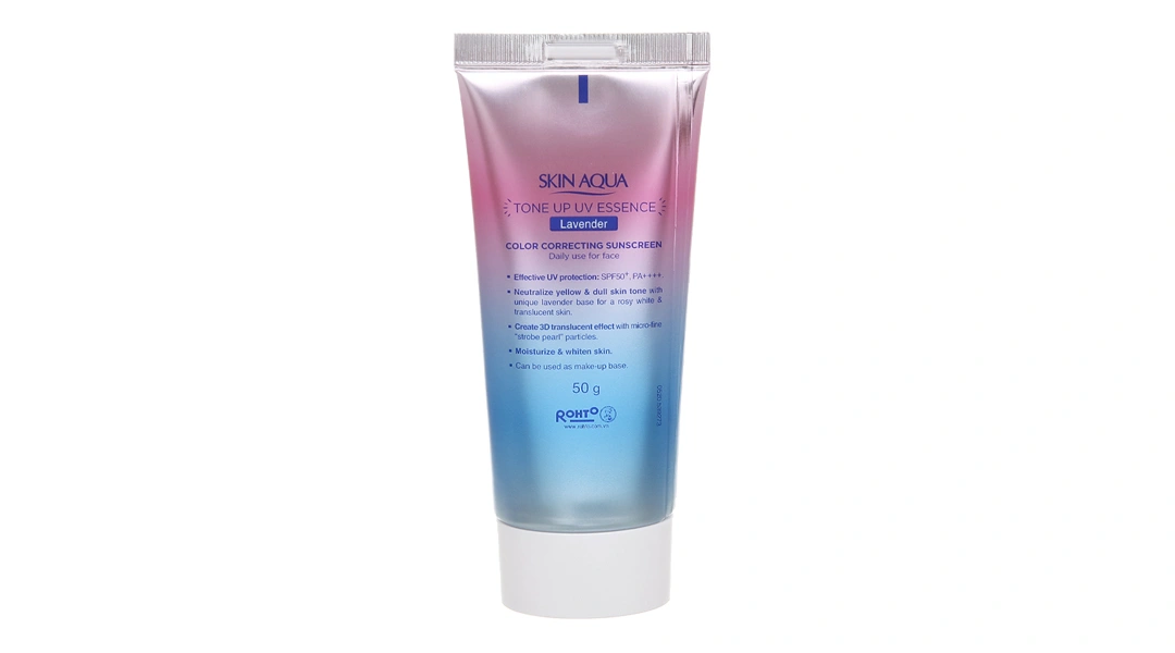Tinh chất chống nắng Sunplay Skin Aqua Tone Up Essence Lavender SPF 50+/PA++++ tuýp 50g - 3