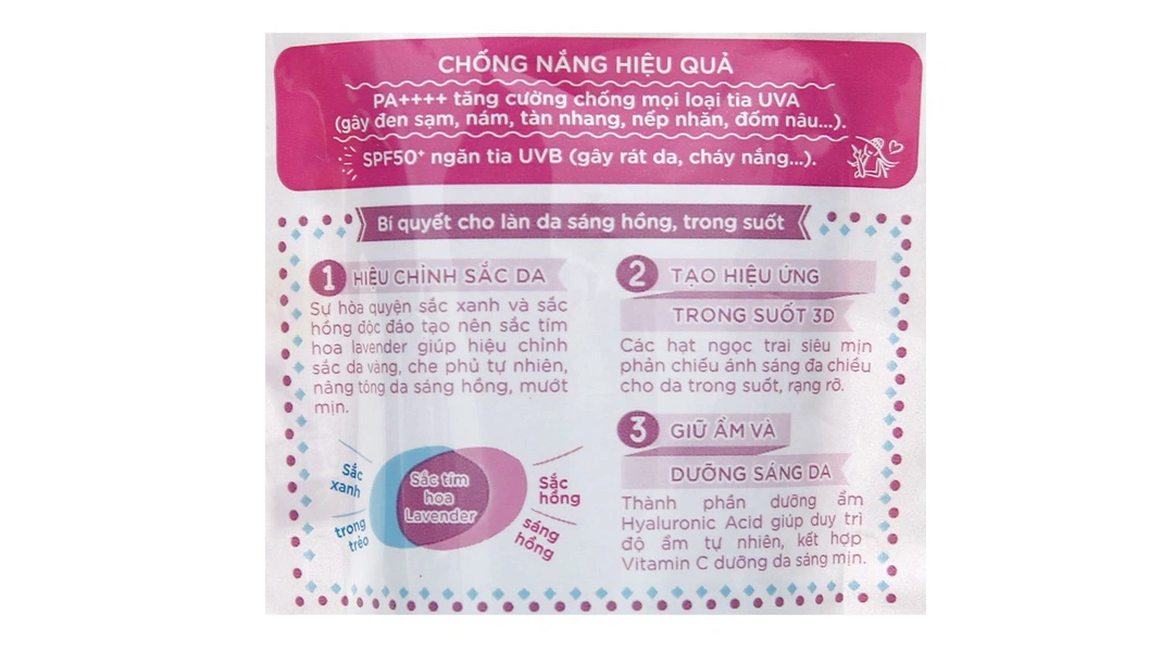 Tinh chất chống nắng Sunplay Skin Aqua Tone Up Essence Lavender SPF 50+/PA++++ tuýp 50g - 5