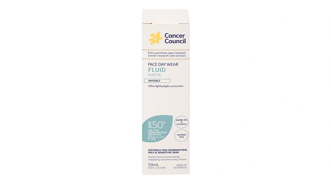 Sữa chống nắng Cancer Council Fluid Matte SPF50+ cho da mặt chai 50ml - 2
