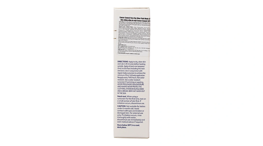 Sữa chống nắng Cancer Council Fluid Matte SPF50+ cho da mặt chai 50ml - 3