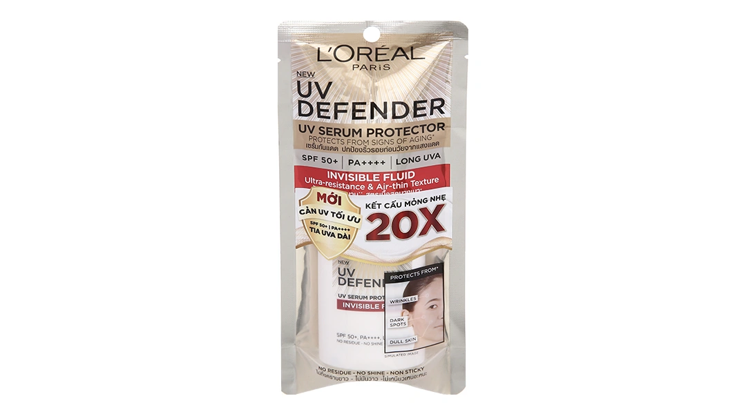 Kem chống nắng L'Oréal UV Defender Invisible Fluid SPF 50+/PA++++ chai 50ml - 2