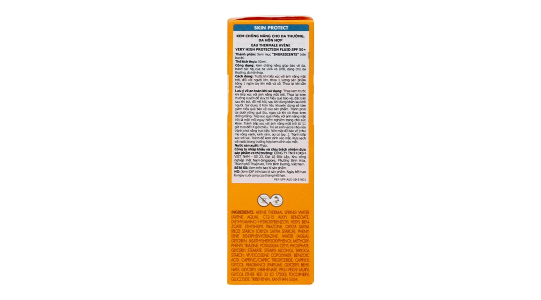 Kem chống nắng Avène Fluide SPF50+ cho da thường và da hỗn hợp tuýp 50ml - 2