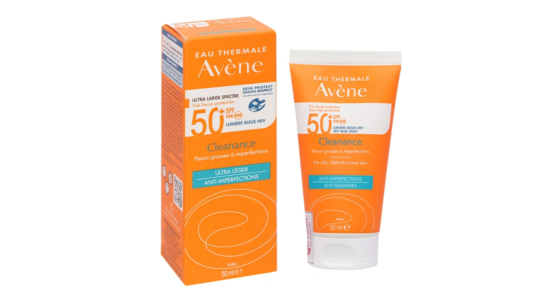 Kem chống nắng Avène Cleanance SPF50+ cho da dầu mụn, nhạy cảm tuýp 50ml - 