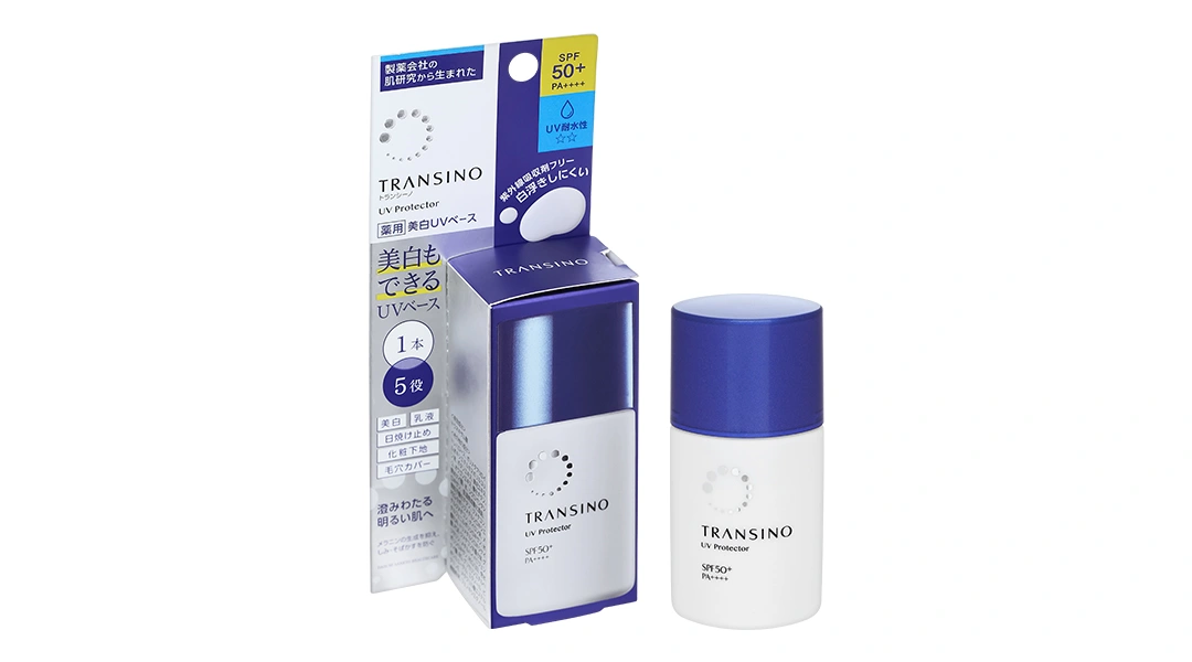 Kem chống nắng Transino UV Protector SPF 50+/PA++++ dưỡng ẩm, trắng da chai 30ml - 