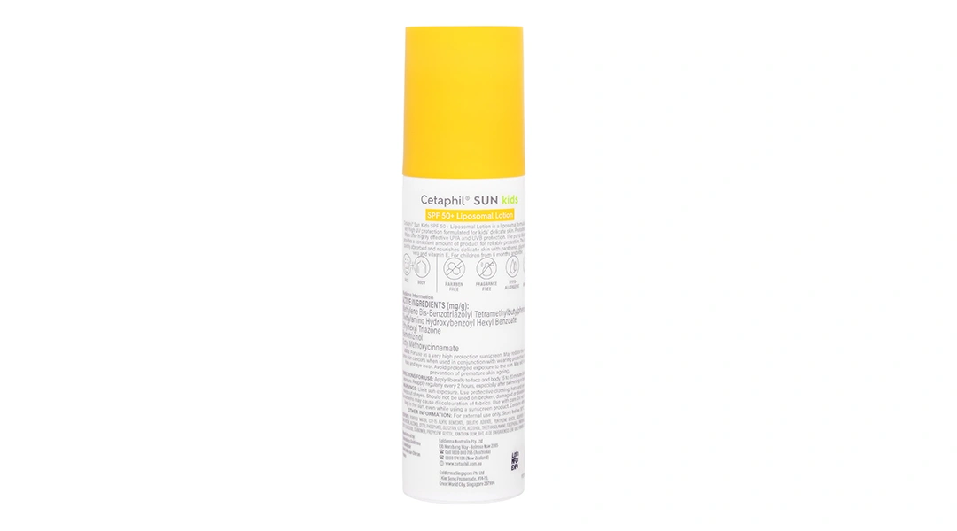 Sữa chống nắng Cetaphil Sun Kids Liposomal lotion SPF50+ dịu lành cho bé chai 150ml - 5