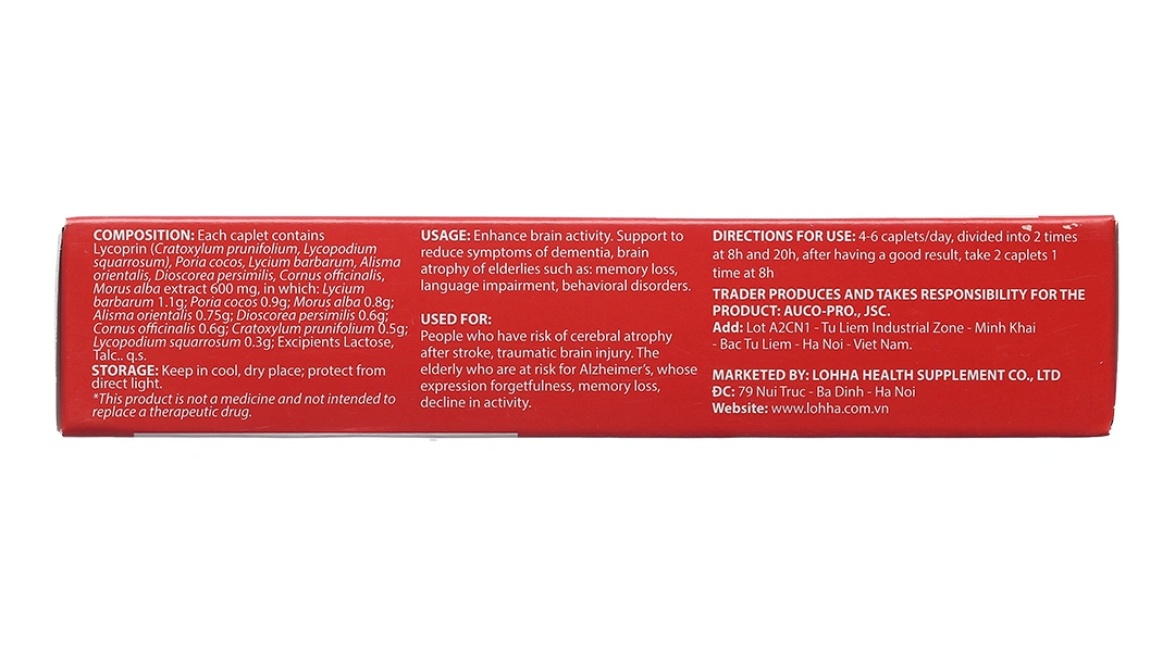 Thực phẩm bảo vệ sức khỏe Lohha Trí Não - 3
