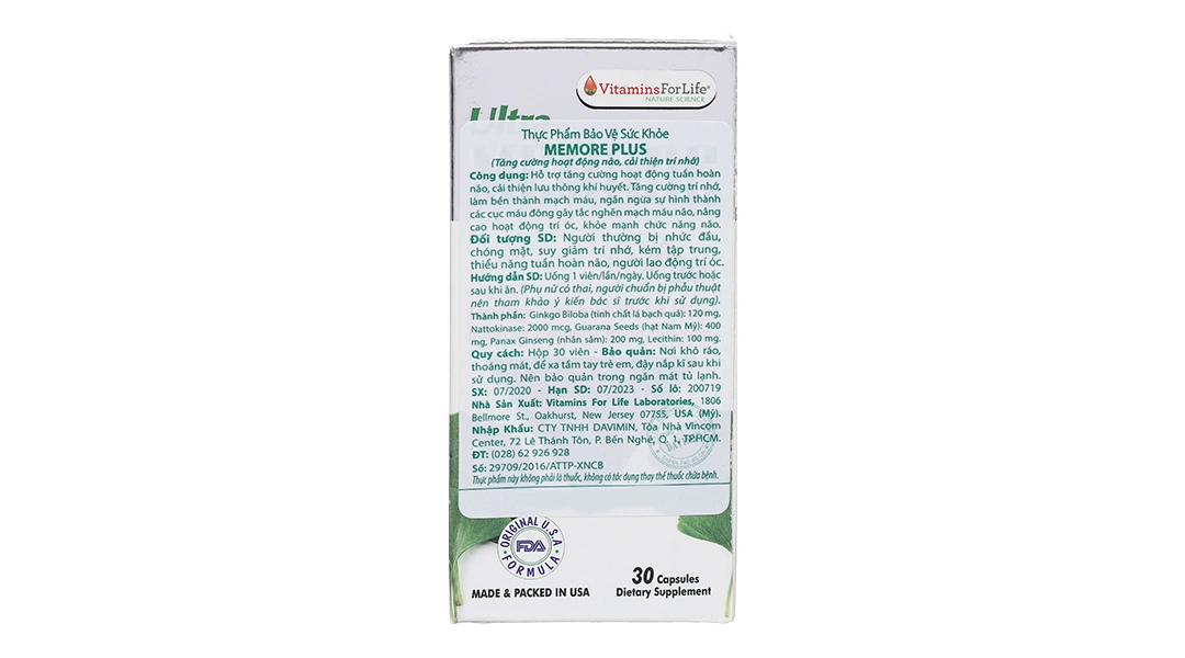 Forlife Memore Plus H/60 - 11