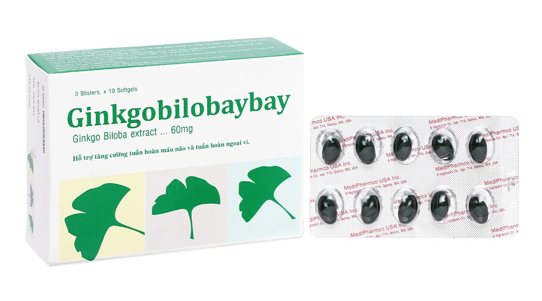 Ginkgo Bilobaybay 60Mg hộp 30 viên - 
