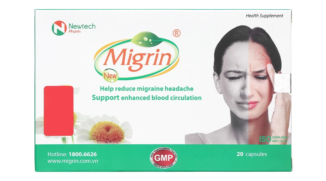 Migrin New hộp 20 viên - 2