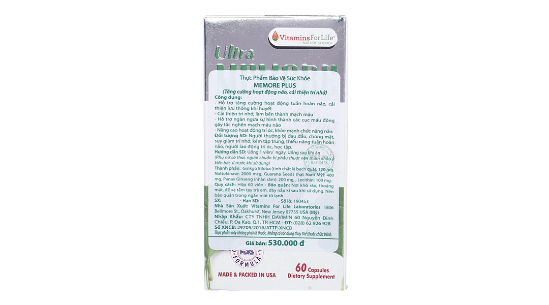 Forlife Memore Plus H/60 - 2